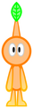An Orange Pikmin, as envisioned by Microsoftpaintadventures.