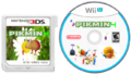 The game's disc and cartridge.
