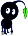 An older design of the Black Pikmin, the Claw Pikmin.