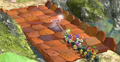 Appearance of a red fragment bridge in Pikmin 3 ().