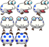 White Bulborb sprites.png