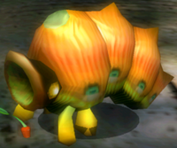 Orange Cannon Larva - Pikmin Fanon