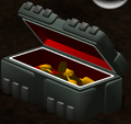 A close look at Louie's Secret Safe.